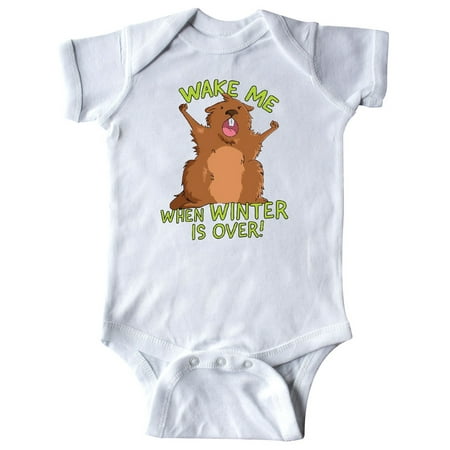 Inktastic Groundhog Day Wake Me When Winter is Over Gift Baby Boy or Baby Girl Bodysuit
Inktastic Groundhog Day Wake Me When Winter is Over Gift Baby Boy or Baby Girl Bodysuit