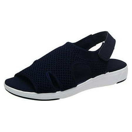 Women Sandals Sport Mesh Breathable Open Toe Hiking Sandals Comfortable Walking Shoes Dark Blue
Women Sandals Sport Mesh Breathable Open Toe Hiking Sandals Comfortable Walking Shoes Dark Blue