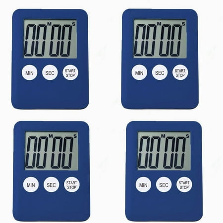 4PCS Mini Kitchen Digital Timer Ultra Thin Lcd Large Screen Display Time Management Timer For Cooking Baking Study
4PCS Mini Kitchen Digital Timer Ultra Thin Lcd Large Screen Display Time Management Timer For Cooking Baking Study