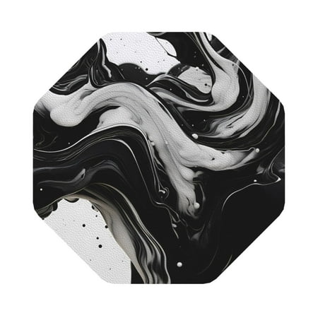 Pofeuu Fluid Black White Paint Swirls Print Leather Coasters Set of 6 Round Cups Mugs Mat Pad for Home Kitchen Heat Resistant Drink Coasters Octagon
Pofeuu Fluid Black White Paint Swirls Print Leather Coasters Set of 6 Round Cups Mugs Mat Pad for Home Kitchen Heat Resistant Drink Coasters Octagon