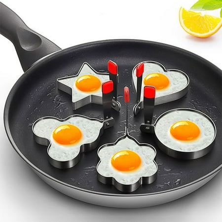 Fried Egg Mold Creative Shape Non-Stick Ergonomic Handle High Durability Clean Easily Resistant Different Shaped Pancake
Fried Egg Mold Creative Shape Non-Stick Ergonomic Handle High Durability Clean Easily Resistant Different Shaped Pancake