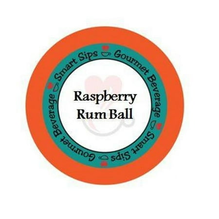 

Smart Sips Raspberry Rum Ball Coffee for All Keurig K-cup Brewers 24 Count