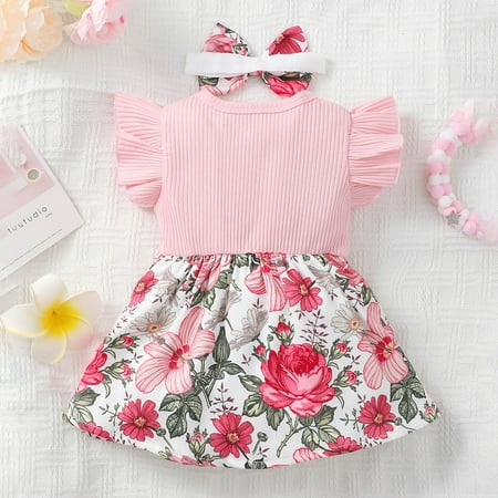 PEASKJP Prom Dresses 2023 Toddler Girls Short Sleeve Princess Boho Ruffled Vintage Floral Sundress Strappy Flowy Girls Dress Pink 6-9 Months
PEASKJP Prom Dresses 2023 Toddler Girls Short Sleeve Princess Boho Ruffled Vintage Floral Sundress Strappy Flowy Girls Dress Pink 6-9 Months