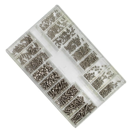 500x DIY 18 Types Mini Screw Nuts Stainless Steel Wear Resistant with Storage Box Small Screws for Phone Laptop Glass Electronic Repair Style A
500x DIY 18 Types Mini Screw Nuts Stainless Steel Wear Resistant with Storage Box Small Screws for Phone Laptop Glass Electronic Repair Style A