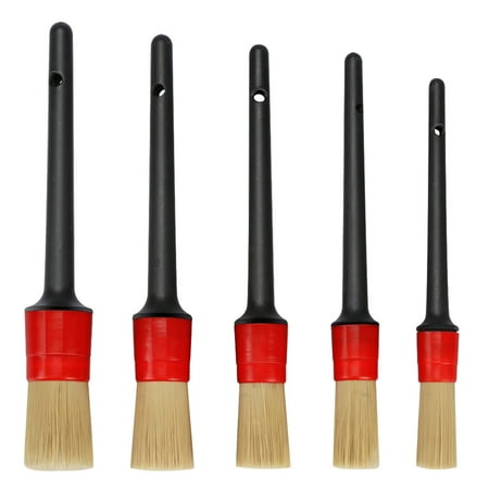 5PCS/Set Car Air Vent Cleaning Brush Round Plastic Handle Vehicle Washing Brush Detail Gap Brush Tool for Car (Black Red)
5PCS/Set Car Air Vent Cleaning Brush Round Plastic Handle Vehicle Washing Brush Detail Gap Brush Tool for Car (Black Red)