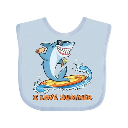 Inktastic I Love Summer with Shark on a Surfboard Gift Baby Boy or Baby Girl Bib
Inktastic I Love Summer with Shark on a Surfboard Gift Baby Boy or Baby Girl Bib
