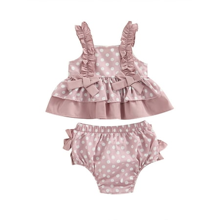Frobukio Infant Baby Girls 2Pcs Outfits Adorable Dots Watermelon Pattern Sleeveless Tops+ Lace Shorts Clothes Sets Pink 12-18 Months
Frobukio Infant Baby Girls 2Pcs Outfits Adorable Dots Watermelon Pattern Sleeveless Tops+ Lace Shorts Clothes Sets Pink 12-18 Months