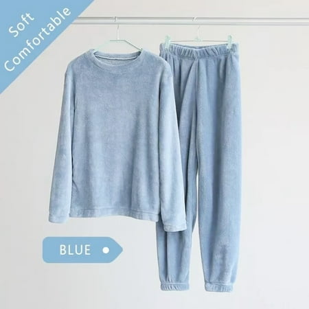 Ameiqe Women s Solid Color Sweatshirt Set Soft & Warm Coral Fleece Pajamas Elastic Hem & Waist Long Sleeves Winter Home Suit(Blue XL)
Ameiqe Women s Solid Color Sweatshirt Set Soft & Warm Coral Fleece Pajamas Elastic Hem & Waist Long Sleeves Winter Home Suit(Blue XL)