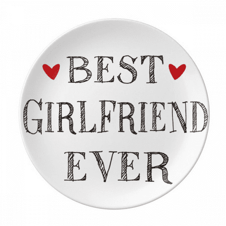 Best girlfriend ever Quote Heart Plate Decorative Porcelain Salver Tableware Dinner Dish
Best girlfriend ever Quote Heart Plate Decorative Porcelain Salver Tableware Dinner Dish