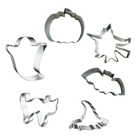 purcolt Halloween Cookie Cutters Stainless Steel Cookie Cake Biscuit Mould Pumpkin Ghost Witch Hat Bat Shape Fondant Icing Mold DIY Baking Tools Party Supplies Decorations
purcolt Halloween Cookie Cutters Stainless Steel Cookie Cake Biscuit Mould Pumpkin Ghost Witch Hat Bat Shape Fondant Icing Mold DIY Baking Tools Party Supplies Decorations