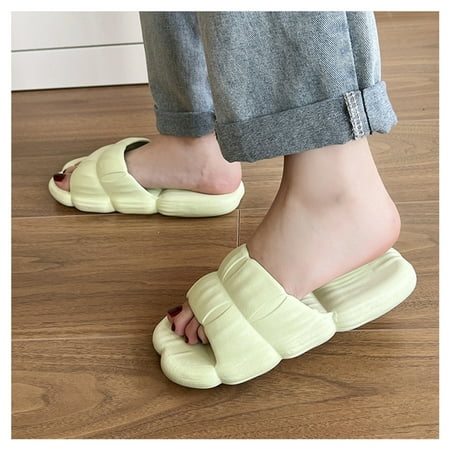 The New Summer Casual Outside Wearing Shit-Feeling Slippers Light Green 40-41 Beach Sandals Non-Slip Shower Bathroom Slippers Soft Summer Slide Sandals
The New Summer Casual Outside Wearing Shit-Feeling Slippers Light Green 40-41 Beach Sandals Non-Slip Shower Bathroom Slippers Soft Summer Slide Sandals
