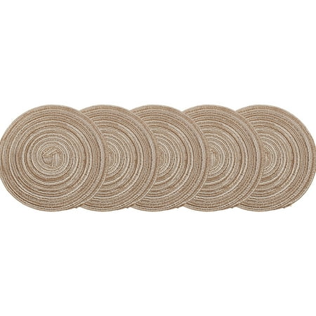 Round Cotton Placemats Set of 5 Plate Mat Pot Holders Hot Pads Hot Mats 100% Eco Pure Cotton Boho Farmhouse Mid Century Modern Kitchen Decor
Round Cotton Placemats Set of 5 Plate Mat Pot Holders Hot Pads Hot Mats 100% Eco Pure Cotton Boho Farmhouse Mid Century Modern Kitchen Decor
