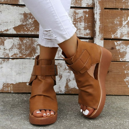 Yedhsi Fashion High-top Wedge Sandals Thick-soled Fish Mouth Roman Sandals Women s Height Increasing Shoes Women s Sandals
Yedhsi Fashion High-top Wedge Sandals Thick-soled Fish Mouth Roman Sandals Women s Height Increasing Shoes Women s Sandals