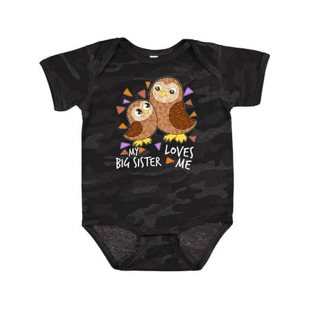 Inktastic My Big Sister Loves Me- Cute Owl Family Gift Baby Boy or Baby Girl Bodysuit 
Inktastic My Big Sister Loves Me- Cute Owl Family Gift Baby Boy or Baby Girl Bodysuit