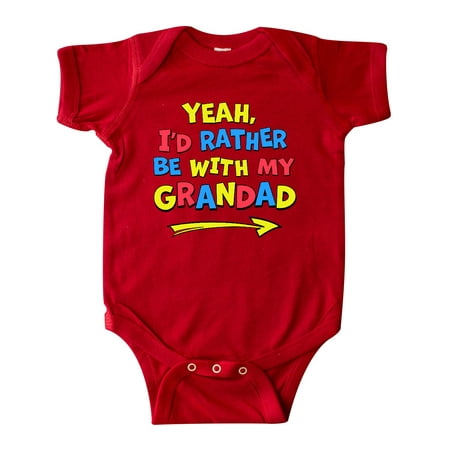 Inktastic Yeah I d Rather Be with My Grandad in Red Yellow and Blue Gift Baby Boy or Baby Girl Bodysuit
Inktastic Yeah I d Rather Be with My Grandad in Red Yellow and Blue Gift Baby Boy or Baby Girl Bodysuit