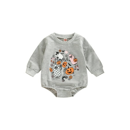 Amuver Baby Romper Halloween Cartoon Patterns Round Neck Long Sleeve Bodysuit for Girls Boys 0-24 Months
Amuver Baby Romper Halloween Cartoon Patterns Round Neck Long Sleeve Bodysuit for Girls Boys 0-24 Months