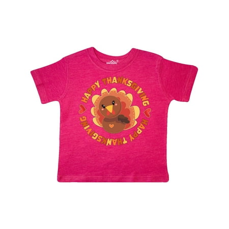 Inktastic Happy Thanksgiving with Cute Turkey Gift Toddler Boy or Toddler Girl T-Shirt
Inktastic Happy Thanksgiving with Cute Turkey Gift Toddler Boy or Toddler Girl T-Shirt