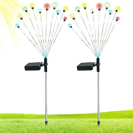 Firefly Solar Pathway Lights 10 LEDs Solar Firefly Lights Outdoor Waterproof | Waterproof Decorative Solar Garden Lights for Backyard Walkway Pathway Decor RGB/Warm White
Firefly Solar Pathway Lights 10 LEDs Solar Firefly Lights Outdoor Waterproof | Waterproof Decorative Solar Garden Lights for Backyard Walkway Pathway Decor RGB/Warm White