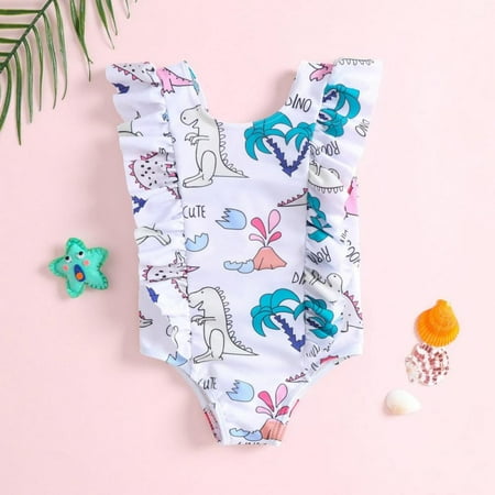 GYRATEDREAM Girls Bathing Suits Ruffle One Piece Swimsuits Cute Beach Sport Swimwear 1-5 Years
GYRATEDREAM Girls Bathing Suits Ruffle One Piece Swimsuits Cute Beach Sport Swimwear 1-5 Years