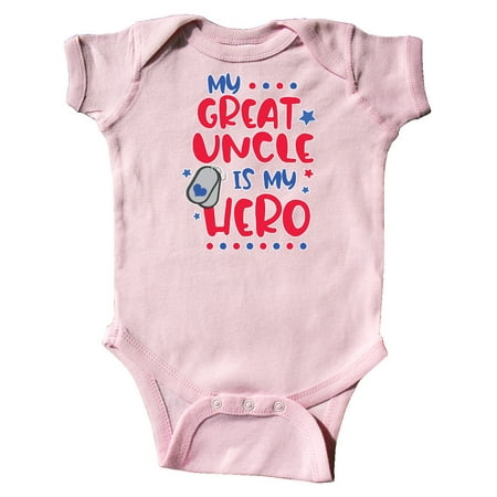 Inktastic Memorial Day My Great Uncle is My Hero Gift Baby Boy or Baby Girl Bodysuit
Inktastic Memorial Day My Great Uncle is My Hero Gift Baby Boy or Baby Girl Bodysuit