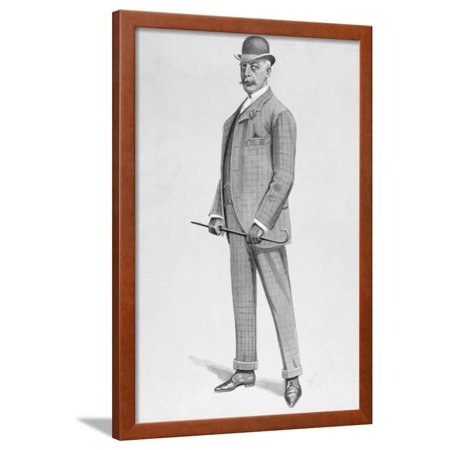Portrait of a New York Herald Founder Bennett James Gordon Framed Print Wall Art