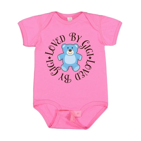 Inktastic Loved by Gigi Baby Boy Gift Baby Boy Bodysuit