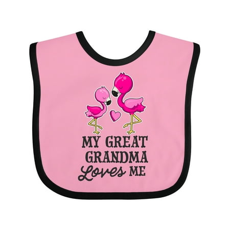 Inktastic My Great Grandma Loves Me with Two Flamingos Gift Baby Boy or Baby Girl Bib
Inktastic My Great Grandma Loves Me with Two Flamingos Gift Baby Boy or Baby Girl Bib