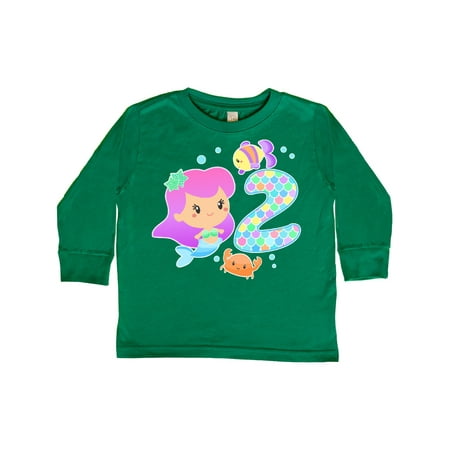 Inktastic Second Birthday Mermaid with fish and crab Gift Toddler Toddler Girl Long Sleeve T-Shirt
Inktastic Second Birthday Mermaid with fish and crab Gift Toddler Toddler Girl Long Sleeve T-Shirt
