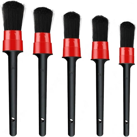 Auto Car Detailing Brushes Auto Car Cleaning Brushes Automotive Soft Hair Bristles for Cleaning Engine Air Vents Emblems Wheels(Black)
Auto Car Detailing Brushes Auto Car Cleaning Brushes Automotive Soft Hair Bristles for Cleaning Engine Air Vents Emblems Wheels(Black)