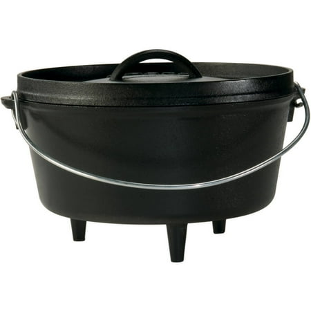 Lodge Logic 5-Quart Cast Iron Deep Camp Dutch Oven