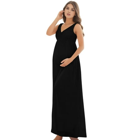 Quealent Maternity Dress Summer Women s Maternity Sleeveless Split Tank Dress (Black M)
Quealent Maternity Dress Summer Women s Maternity Sleeveless Split Tank Dress (Black M)