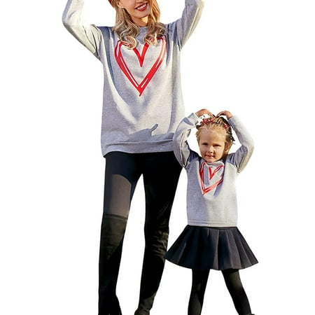Bebiullo Mommy and Me Family Matching Shirts Outfits Love Heart Valentines Long Sleeve Pullover Sweatshirt Gray Kids XL(6-7T)
Bebiullo Mommy and Me Family Matching Shirts Outfits Love Heart Valentines Long Sleeve Pullover Sweatshirt Gray Kids XL(6-7T)
