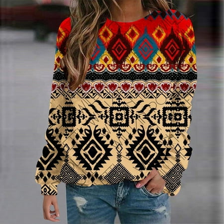TZNBGO Oversized Sweaters for Women Long Sleeve Tops Women s Elegant Ethnic Printed Blouses And Tops Dressy Retro Crewneck Casual Pullover Tops shirts Retro Western Top Hooded Red M Corset Tops F76214
TZNBGO Oversized Sweaters for Women Long Sleeve Tops Women s Elegant Ethnic Printed Blouses And Tops Dressy Retro Crewneck Casual Pullover Tops shirts Retro Western Top Hooded Red M Corset Tops F76214