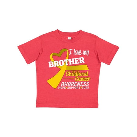 Inktastic I Love my Brother Childhood Cancer Awareness- Hope Support Cure Gift Toddler Boy or Toddler Girl T-Shirt
Inktastic I Love my Brother Childhood Cancer Awareness- Hope Support Cure Gift Toddler Boy or Toddler Girl T-Shirt