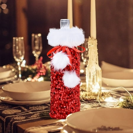 〖Jisuan〗Kitchen Convenience Tools Sequin Plush Sleeve Wine Christmas Wine Sleeve Ornament Beam Bottle Home Decor
〖Jisuan〗Kitchen Convenience Tools Sequin Plush Sleeve Wine Christmas Wine Sleeve Ornament Beam Bottle Home Decor