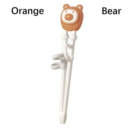 Cute Toughness Baby Kids Eating Helper Learning Chopsticks Beginner Chopstick Training Chopsticks ORANGE BEAR
Cute Toughness Baby Kids Eating Helper Learning Chopsticks Beginner Chopstick Training Chopsticks ORANGE BEAR