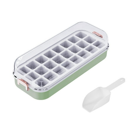 Ice Cube Trays with Lid and Bin | Ice Maker with Silicone Bottom for Freezer | Small Square Ice Cube Molds for Chilling Cocktail and Milk Tea
Ice Cube Trays with Lid and Bin | Ice Maker with Silicone Bottom for Freezer | Small Square Ice Cube Molds for Chilling Cocktail and Milk Tea