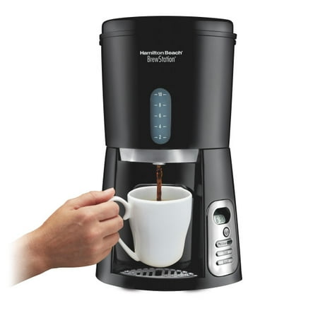 Hamilton Beach Brew Station 10 Cup Coffee Maker Black 47380