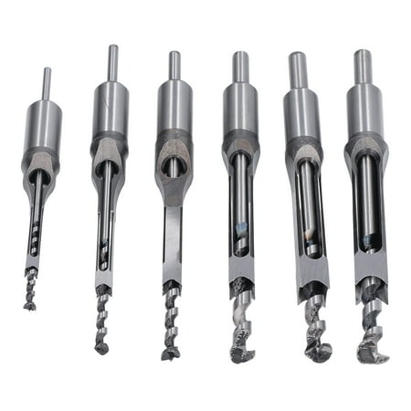 Hole Bit Round Shank Stable Clamping Efficient 6Pcs Mortising Chisel Woodworking Tool 1/4 1/3 3/8 1/2 5/9 5/8in For Wood For Particle Board
Hole Bit Round Shank Stable Clamping Efficient 6Pcs Mortising Chisel Woodworking Tool 1/4 1/3 3/8 1/2 5/9 5/8in For Wood For Particle Board
