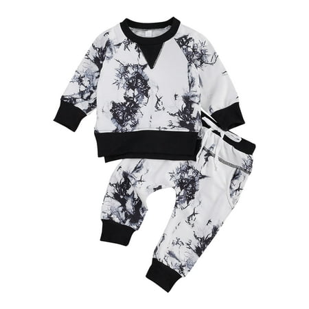 Nokpsedcb 2PCS Newborn Infant Baby Boys Pullover Sweater Top with Elastic Long Pants Fall Winter Outfits Black 0-6 Months
Nokpsedcb 2PCS Newborn Infant Baby Boys Pullover Sweater Top with Elastic Long Pants Fall Winter Outfits Black 0-6 Months