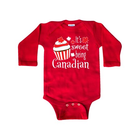 Inktastic Its Sweet Being Canadian with Red and White Cupcake Gift Baby Boy or Baby Girl Long Sleeve Bodysuit
Inktastic Its Sweet Being Canadian with Red and White Cupcake Gift Baby Boy or Baby Girl Long Sleeve Bodysuit