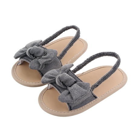 TOWED22 Toddler Sandals Girl Closed Toe Barefoot Sandals Toddler Floor Bowknot Prewalker The 0-18M Girls Non-Slip Kids First Grey
TOWED22 Toddler Sandals Girl Closed Toe Barefoot Sandals Toddler Floor Bowknot Prewalker The 0-18M Girls Non-Slip Kids First Grey