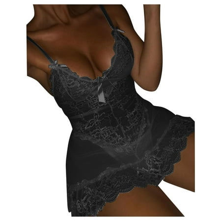 wendunide underwear women Women Ladies y Valentine Lingerie Lace Underwear Nightwear Sleepwear Black M
wendunide underwear women Women Ladies y Valentine Lingerie Lace Underwear Nightwear Sleepwear Black M