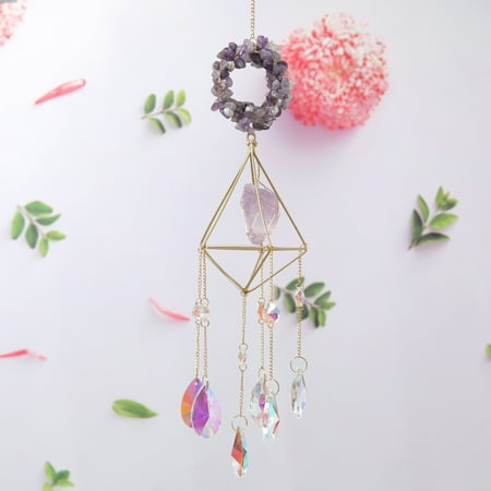 XWQ Wind Chime Pendant Decorative Sparkling Faux Crystal Elegant Hangable Wall Hanging Windbell Home Decor
XWQ Wind Chime Pendant Decorative Sparkling Faux Crystal Elegant Hangable Wall Hanging Windbell Home Decor