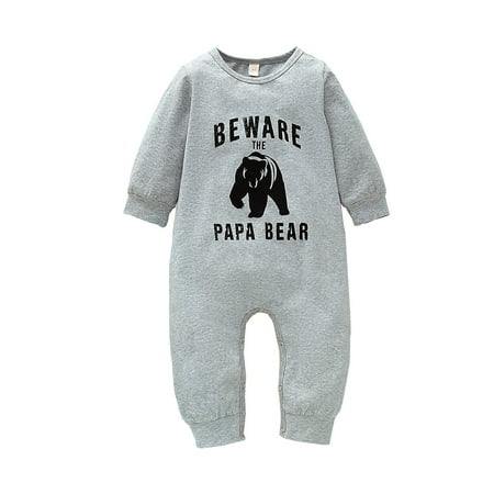 Toddler Baby Girl Clothes Baby Girl Romper Long Sleeve Letter Print Round Neckline Romper One-piece Romper Jumpsuit Gray 12-18 Months
Toddler Baby Girl Clothes Baby Girl Romper Long Sleeve Letter Print Round Neckline Romper One-piece Romper Jumpsuit Gray 12-18 Months