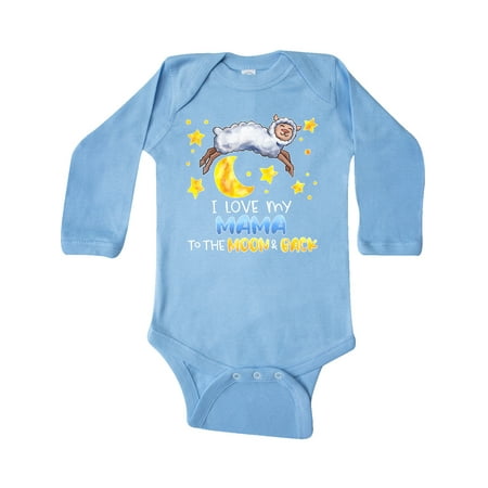 Inktastic I Love My Mama to the Moon and Back Cute Sheep Gift Baby Boy or Baby Girl Long Sleeve Bodysuit
Inktastic I Love My Mama to the Moon and Back Cute Sheep Gift Baby Boy or Baby Girl Long Sleeve Bodysuit
