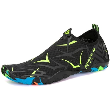 Mens Womens Anti-slip Water Shoes Quick Dry for Aqua Sports Bright Green (Feet Long 220mm)
Mens Womens Anti-slip Water Shoes Quick Dry for Aqua Sports Bright Green (Feet Long 220mm)