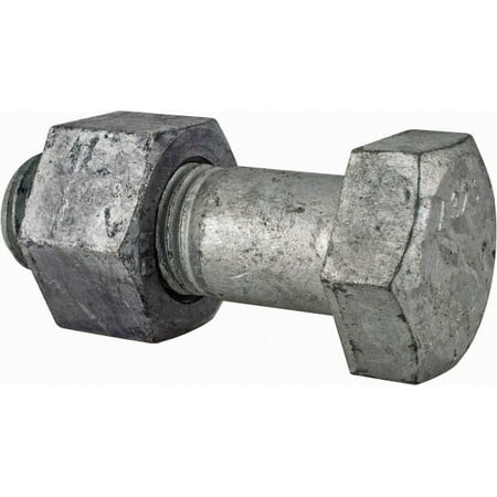Value Collection 1-1/4 - 7 Thread 3-3/4 Length Under Head Steel Hex Head Bolt Hot Dipped Galvanized Coated UNC Thread ASTM A325
Value Collection 1-1/4 - 7 Thread 3-3/4 Length Under Head Steel Hex Head Bolt Hot Dipped Galvanized Coated UNC Thread ASTM A325