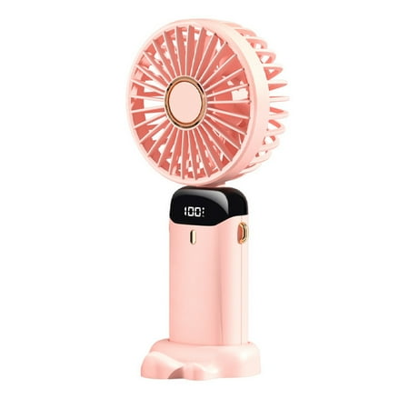 Portable Hand-Held Fan Office Desktop Multifunctional Folding Double-Headed Small Electric Fan with a Neck Pink
Portable Hand-Held Fan Office Desktop Multifunctional Folding Double-Headed Small Electric Fan with a Neck Pink