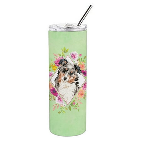Carolines Treasures CK4427TBL20 Australian Shepherd Green Flowers Stainless Steel 20 oz Skinny Tumbler 20 oz
Carolines Treasures CK4427TBL20 Australian Shepherd Green Flowers Stainless Steel 20 oz Skinny Tumbler 20 oz